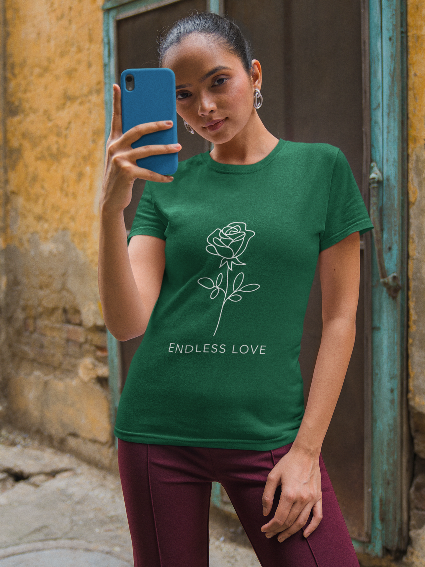 Endless Love Crew Neck T-Shirt for Women