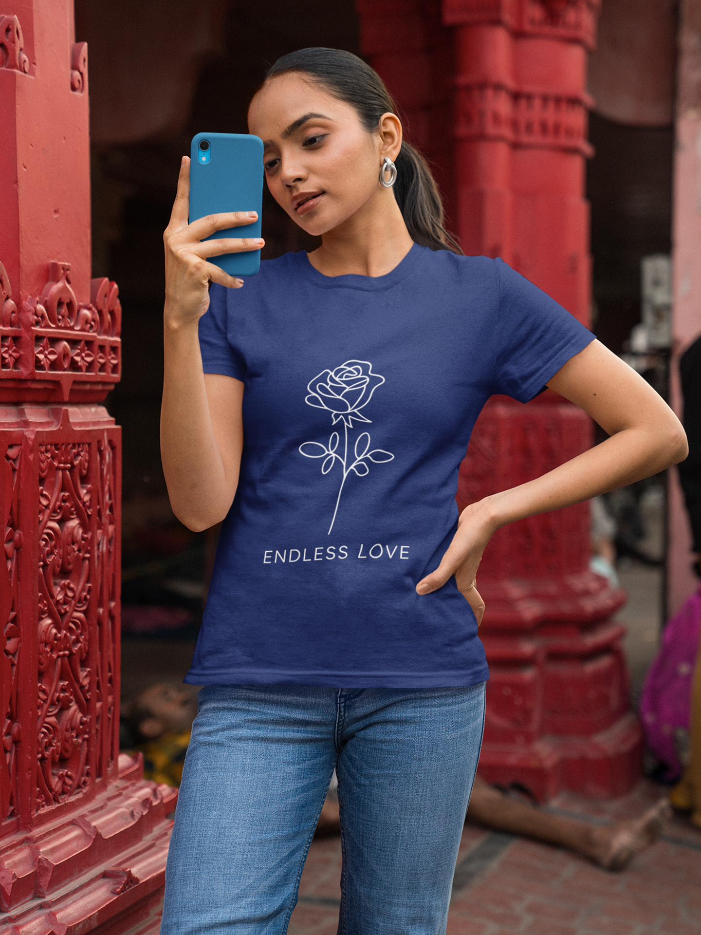 Endless Love Crew Neck T-Shirt for Women