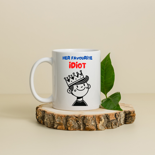 Her Favourite Idiot Ceramic Coffee Mug