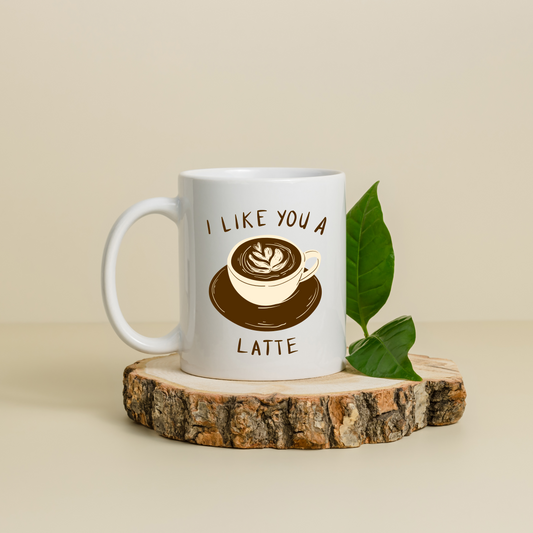 Latte Love Ceramic Coffee Mug