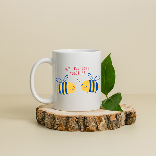 Bee-Long Together Ceramic Coffee Mug