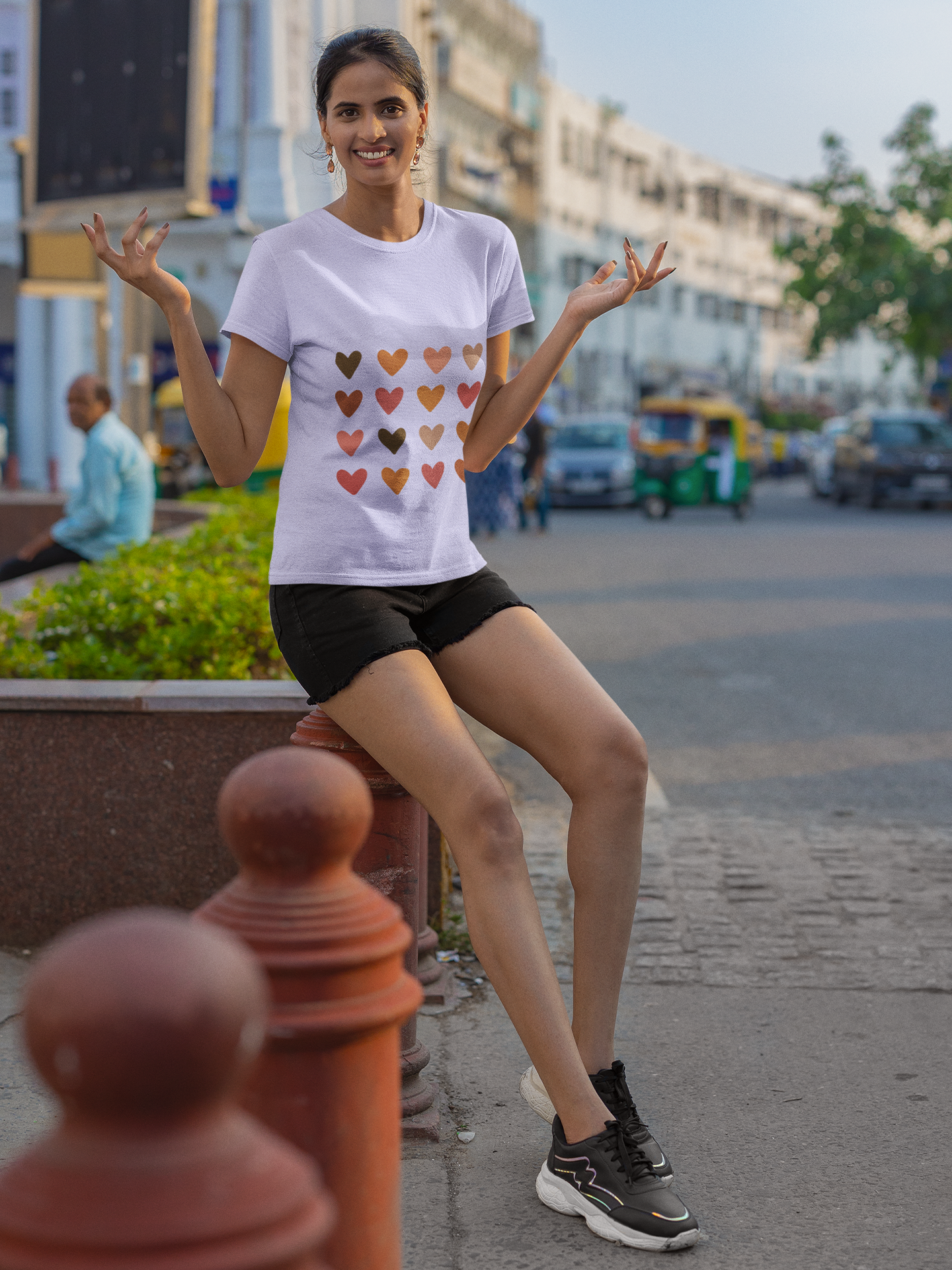 Heartstorm Crew Neck T-Shirt for Women