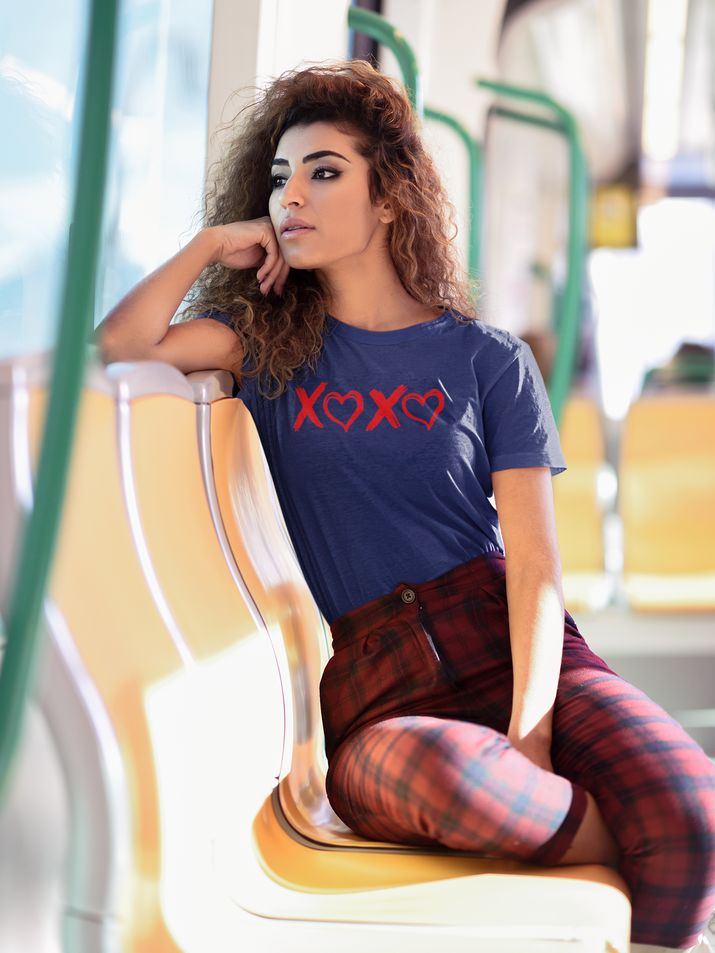 Not Your Basic XOXO Women's Crew Neck T-shirt