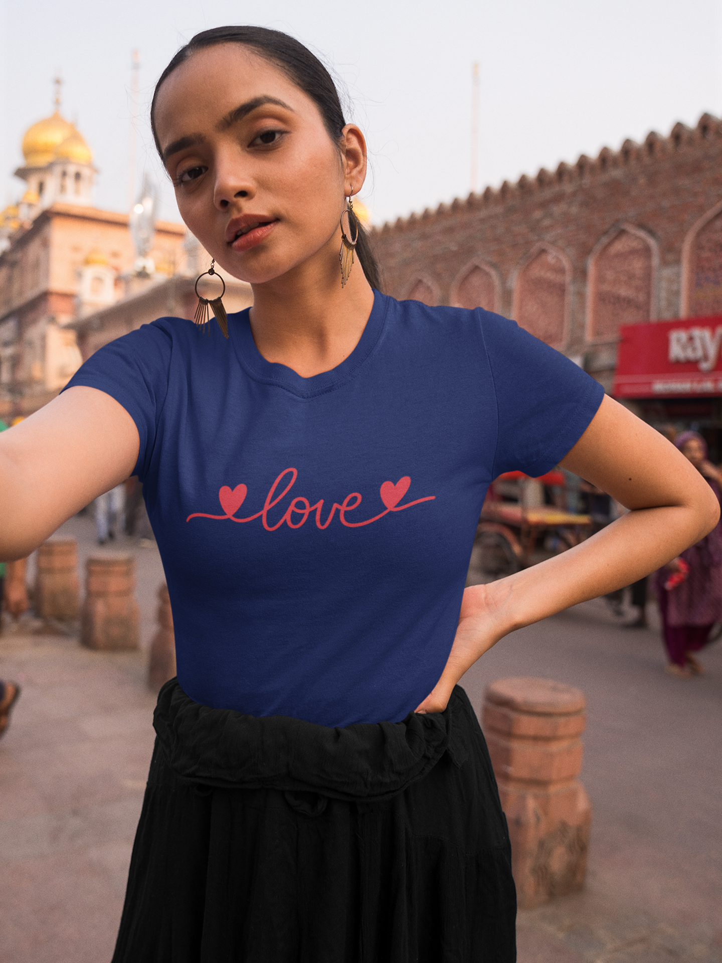 Handwritten Love Women's Crew Neck T-shirt