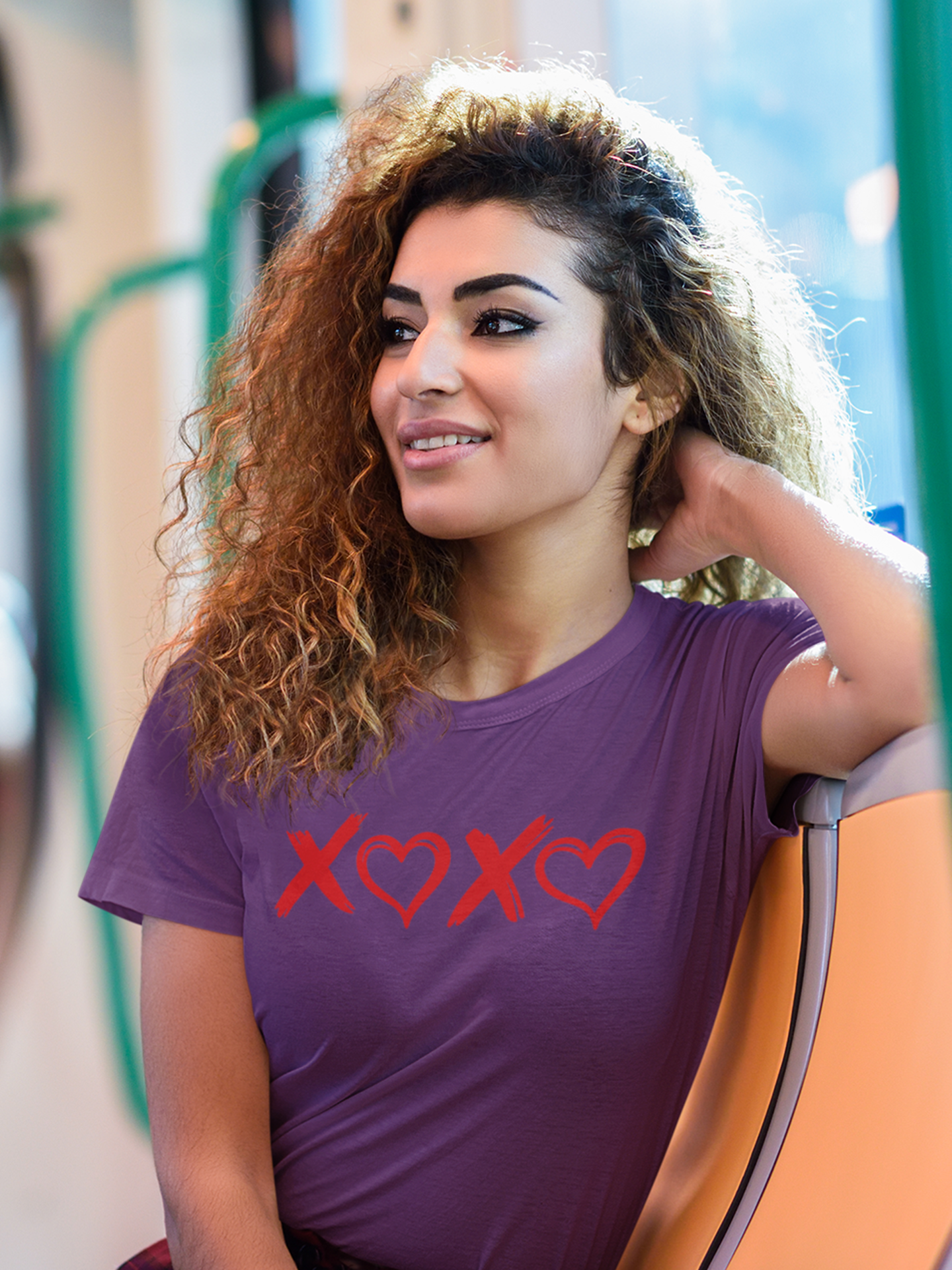 Not Your Basic XOXO Women's Crew Neck T-shirt