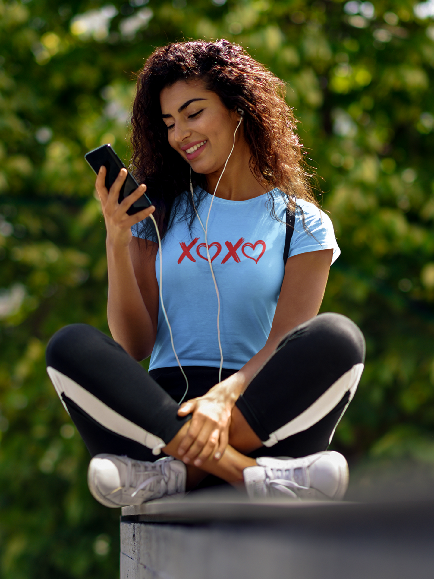 Not Your Basic XOXO Women's Crew Neck T-shirt
