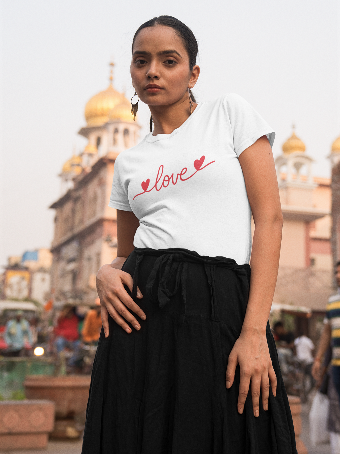Handwritten Love Women's Crew Neck T-shirt