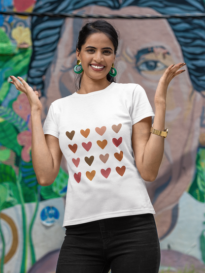 Heartstorm Crew Neck T-Shirt for Women